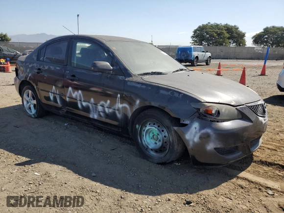 2006 Mazda Mazda3 i with VIN JM1BK12G561541017, listed as a Copart auction lot 74117774 with Not Provided miles and Salvage Title. Bid and sale history available at carsss.com. Image 4.