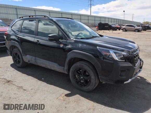 2023 Subaru Forester Wilderness z VIN JF2SKAMC5PH512685, wystawiony jako Copart lot #56369315 z przebiegiem 32 489 mil mil oraz Szkoda całkowita • Salvage title. Historia ofert i sprzedaży dostępna na DreamBid. Obrazek 4.