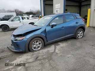 2019 Mazda CX-3 Sport with VIN JM1DKFB7XK0454736, listed as a Copart auction lot 47247055 with 20,562 mi miles and Salvage Title. Bid and sale history available at carsss.com. Image 1.