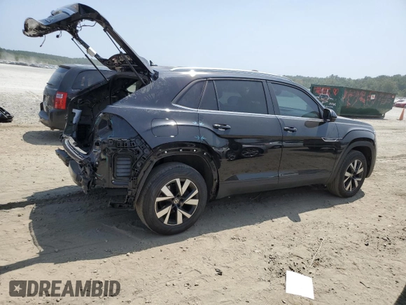 2023 Volkswagen Atlas SE z VIN 1V2LC2CA7PC225270, wystawiony jako Copart lot #67971784 z przebiegiem 21 963 mil mil oraz Szkoda całkowita • Salvage title. Historia ofert i sprzedaży dostępna na DreamBid. Obrazek 3.