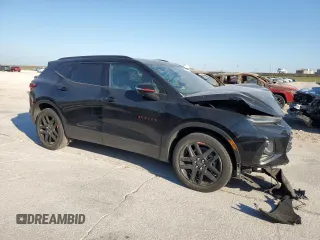 2022 Chevrolet Blazer LT z VIN 3GNKBDRSXNS149893, wystawiony jako Copart lot #75514104 z przebiegiem 43 310 mil mil oraz Szkoda całkowita • Salvage title. Historia ofert i sprzedaży dostępna na DreamBid. Obrazek 4.