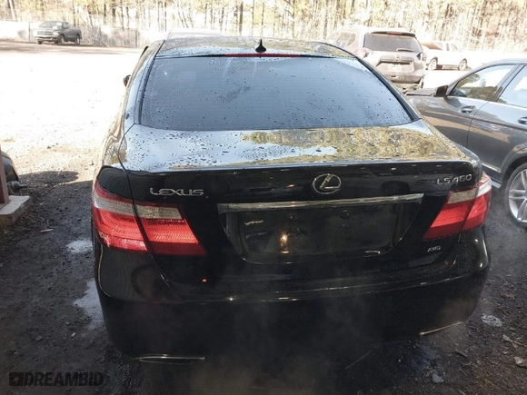 2009 Lexus LS 460 with VIN JTHCL46FX95002747, listed as a IAAI auction lot 41152181 with NaN miles. Bid and sale history available at carsss.com. Image 16.