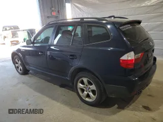 2008 BMW X3 3.0si with VIN WBXPC934X8WJ14849, listed as a Copart auction lot 54211285 with 190,793 mi miles and Salvage title. Bid and sale history available at DreamBid. Image 2.