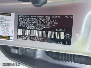 2018 Toyota C-HR XLE with VIN NMTKHMBX1JR062782, listed as a IAAI auction lot 41540049 with 56,172 mi miles. Bid and sale history available at carsss.com. Image 9.