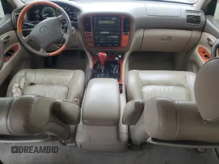 2000 Lexus LX 470 z VIN JT6HT00WXY0120728, wystawiony jako Copart lot #59509515 z przebiegiem 360 131 mil mil oraz Czysty tytuł • Clean title. Historia ofert i sprzedaży dostępna na DreamBid. Obrazek 8.