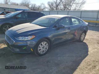 2019 Ford Fusion S with VIN 3FA6P0G71KR199089, listed as a Copart auction lot 46872075 with 85,472 mi miles and Salvage Title. Bid and sale history available at carsss.com. Image 1.