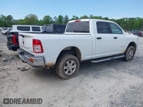 2024 Ram 2500 Big Horn with VIN 3C6UR5DJ4RG249893, listed as a IAAI auction lot 41893825 with 33,955 mi miles. Bid and sale history available at carsss.com. Image 4.