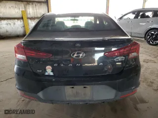 2019 Hyundai Elantra SE with VIN KMHD74LF1KU761843, listed as a Copart auction lot 51127365 with 84,536 mi miles and Salvage Title. Bid and sale history available at carsss.com. Image 6.