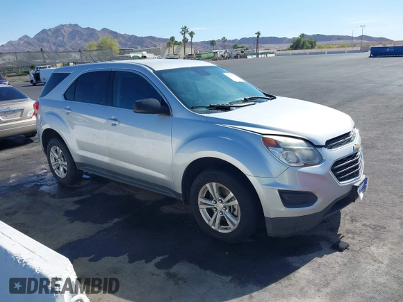 2017 Chevrolet Equinox LS with VIN 2GNALBEK8H1510864, listed as a IAAI auction lot 42167590 with 101,851 mi miles and . Bid and sale history available at carsss.com. Image 1.