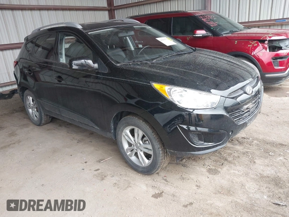 2010 Hyundai Tucson GLS with VIN KM8JU3AC0AU070395, listed as a IAAI auction lot 41933773 with 18,097 mi miles and . Bid and sale history available at DreamBid. Image 1.