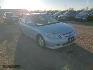 2004 Honda Civic with VIN JHMES96634S003323, listed as a Copart auction lot 44241365 with 122,615 mi miles and Salvage Title. Bid and sale history available at carsss.com. Image 11.