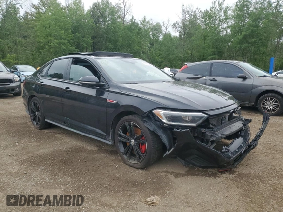 2021 Volkswagen Jetta GLI S with VIN 3VW6T7BU8MM019714, listed as a Copart auction lot 60979755 with 99,289 mi miles and Salvage title. Bid and sale history available at DreamBid. Image 4.