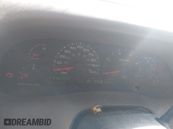 2004 Ford F-250 XL with VIN 1FTNX20P94EA35929, listed as a IAAI auction lot 41312886 with 338,765 mi miles and . Bid and sale history available at DreamBid. Image 7.