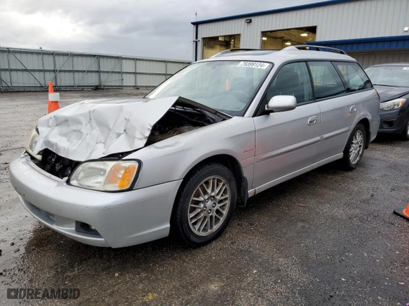 2004 Subaru Legacy Wagon (Natl) L with VIN 4S3BH625X47305774, listed as a Copart auction lot 79399124 with 135,710 mi miles and Non Repairable. Bid and sale history available at carsss.com. Image 1.