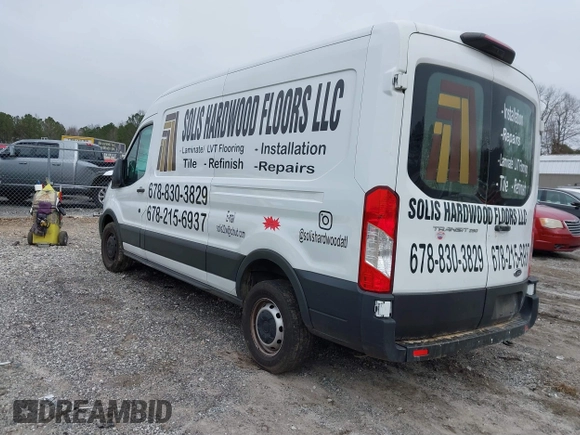 2021 Ford Transit Cargo with VIN 1FTBR1C87MKA12520, listed as a IAAI auction lot 41143999 with 88,943 mi miles and . Bid and sale history available at DreamBid. Image 3.