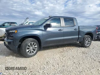 2021 Chevrolet Silverado 1500 RST with VIN 1GCPWDEDXMZ348566, listed as a Copart auction lot 79226754 with 51,856 mi miles and Clean Title. Bid and sale history available at carsss.com. Image 1.