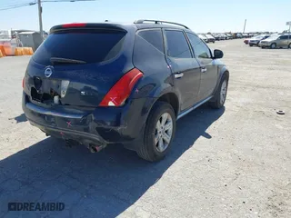 2006 Nissan Murano SL with VIN JN8AZ08T46W414403, listed as a IAAI auction lot 41698440 with 207,273 mi miles. Bid and sale history available at carsss.com. Image 4.