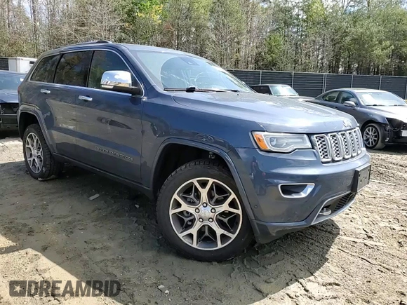 2020 Jeep Grand Cherokee Overland with VIN 1C4RJFCG7LC335839, listed as a Copart auction lot 52320505 with 86,684 mi miles and Salvage Title. Bid and sale history available at DreamBid. Image 12.