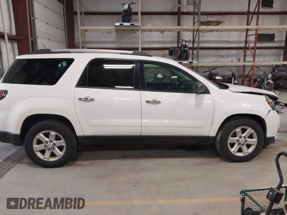 2013 GMC Acadia SLE with VIN 1GKKRNED7DJ215449, listed as a IAAI auction lot 41857303 with 178,920 mi miles. Bid and sale history available at carsss.com. Image 13.