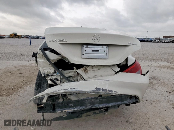 2018 Mercedes-Benz CLA 250 with VIN WDDSJ4GB1JN555893, listed as a Copart auction lot 54505525 with 81,945 mi miles and Salvage Title. Bid and sale history available at DreamBid. Image 6.