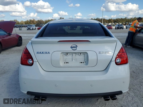 2008 Nissan Maxima 3.5 SE with VIN 1N4BA41E98C811660, listed as a Copart auction lot 78154964 with 154,772 mi miles and Salvage Title. Bid and sale history available at carsss.com. Image 6.