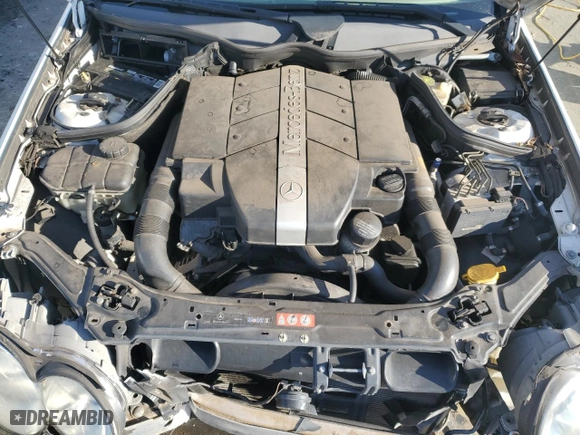 2005 Mercedes-Benz CLK-Class 3.2L with VIN WDBTJ65J15F144304, listed as a Copart auction lot 85023534 with 129,465 mi miles and Salvage Title. Bid and sale history available at carsss.com. Image 12.