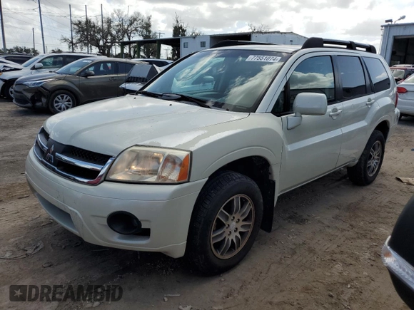 2008 Mitsubishi Endeavor XLS with VIN 4A4MM31SX8E039855, listed as a Copart auction lot 77551074 with 132,386 mi miles and Salvage Title. Bid and sale history available at carsss.com. Image 1.