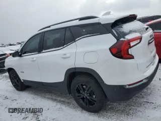 2022 GMC Terrain AT4 with VIN 3GKALYEV8NL153545, listed as a Copart auction lot 87450024 with 85,176 mi miles and Salvage Title. Bid and sale history available at DreamBid. Image 2.