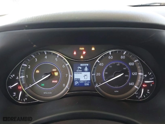 2014 Infiniti QX80 with VIN JN8AZ2NC1E9352911, listed as a IAAI auction lot 41502329 with NaN miles. Bid and sale history available at carsss.com. Image 7.