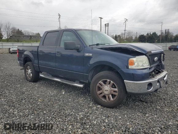 2006 Ford F-150 XL with VIN 1FTPW14VX6FB49238, listed as a Copart auction lot 48816645 with 257,537 mi miles and Salvage Title. Bid and sale history available at carsss.com. Image 4.