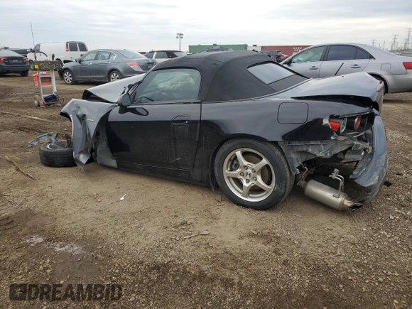 2004 Honda S2000 with VIN JHMAP21454T005355, listed as a Copart auction lot 47326085 with Not Provided miles and Salvage Title. Bid and sale history available at DreamBid. Image 2.