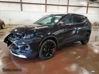 2022 Chevrolet Blazer LT with VIN 3GNKBDRS8NS215986, listed as a Copart auction lot 42054755 with 67,988 mi miles and Salvage Title. Bid and sale history available at carsss.com. Image 1.