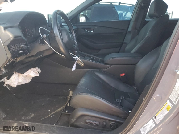 2023 Honda Accord Hybrid Sport-L with VIN 1HGCY2F72PA026949, listed as a Copart auction lot 87889445 with 64,237 mi miles and Salvage Title. Bid and sale history available at carsss.com. Image 7.