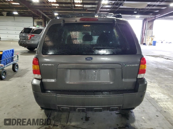 2006 Ford Escape Hybrid with VIN 1FMCU95H76KB36333, listed as a Copart auction lot 55693945 with 147,470 mi miles and Non repairable. Bid and sale history available at DreamBid. Image 6.