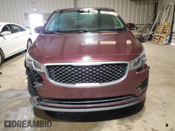 2018 Kia Sedona LX with VIN KNDMB5C14J6395781, listed as a Copart auction lot 47040825 with 150,983 mi miles and Salvage Title. Bid and sale history available at DreamBid. Image 5.