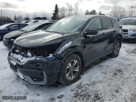 2021 Honda CR-V LX with VIN 2HKRW1H2XMH002297, listed as a Copart auction lot 44989105 with 80,057 mi miles and Salvage Title. Bid and sale history available at carsss.com. Image 1.