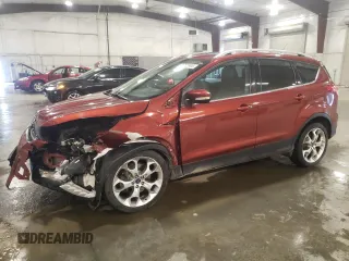 2014 Ford Escape Titanium with VIN 1FMCU9J90EUE36071, listed as a Copart auction lot 51772995 with 81,490 mi miles and Salvage Title. Bid and sale history available at DreamBid. Image 1.
