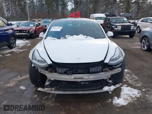 2020 Tesla Model 3 Long Range with VIN 5YJ3E1EB6LF784169, listed as a IAAI auction lot 40957226 with 96,415 mi miles. Bid and sale history available at carsss.com. Image 13.