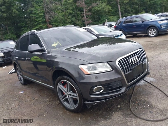 2016 Audi Q5 Premium with VIN WA1C2BFP9GA086706, listed as a IAAI auction lot 39970826 with 164,191 mi miles. Bid and sale history available at carsss.com. Image 1.