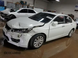 2014 Honda Accord EX-L with VIN 1HGCR2F83EA064385, listed as a Copart auction lot 52300185 with 95,464 mi miles and Salvage Title. Bid and sale history available at carsss.com. Image 1.