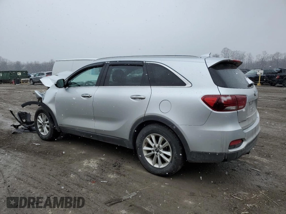 2019 Kia Sorento LX with VIN 5XYPGDA59KG544134, listed as a Copart auction lot 50626655 with 84,357 mi miles and Salvage Title. Bid and sale history available at DreamBid. Image 2.