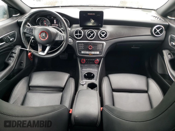2018 Mercedes-Benz CLA 250 with VIN WDDSJ4EB9JN577269, listed as a Copart auction lot 59311595 with 50,581 mi miles and Salvage title. Bid and sale history available at DreamBid. Image 8.