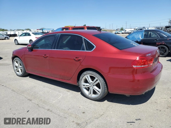 2015 Volkswagen Passat SE с VIN 1VWBV7A3XFC029957, выставлен на аукционе Copart как лот 54874925 с пробегом 107 730 миль миль и Списание • Salvage title. История ставок и продаж доступна на DreamBid. Изображение 2.