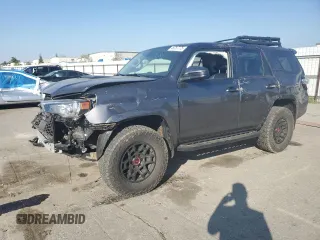 2022 Toyota 4Runner TRD Pro with VIN JTELU5JR9N6067269, listed as a Copart auction lot 46757775 with 36,423 mi miles and Salvage title. Bid and sale history available at DreamBid. Image 1.
