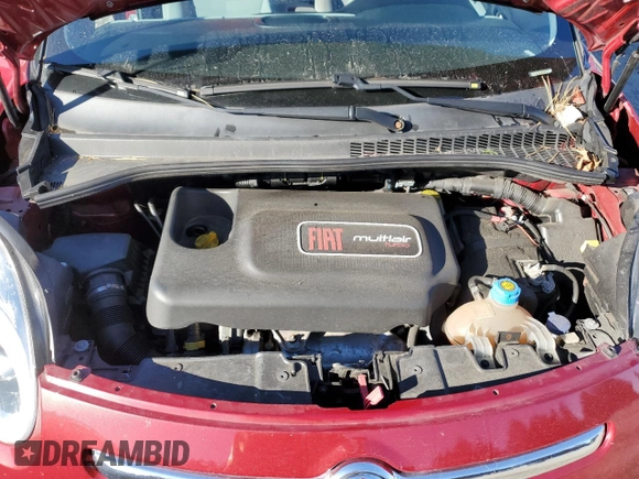2014 FIAT 500L Easy with VIN ZFBCFABH3EZ026909, listed as a Copart auction lot 44582835 with 104,137 mi miles and Salvage Title. Bid and sale history available at DreamBid. Image 13.