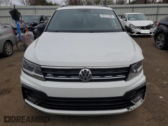 2021 Volkswagen Tiguan SE with VIN 3VV2B7AX8MM021965, listed as a Copart auction lot 53711125 with 59,554 mi miles and Salvage Title. Bid and sale history available at DreamBid. Image 5.