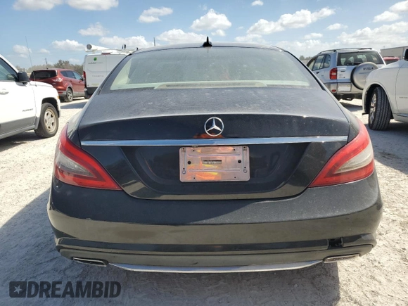 2012 Mercedes-Benz CLS-Class CLS 550 with VIN WDDLJ7DB4CA017077, listed as a Copart auction lot 76422154 with 0 mi miles and Salvage Title. Bid and sale history available at carsss.com. Image 6.