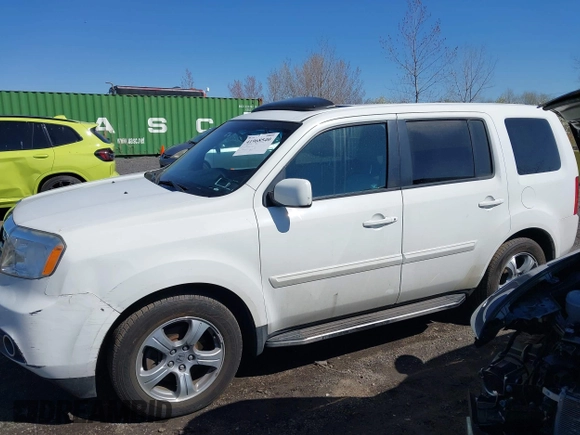 2012 Honda Pilot EX-L with VIN 5FNYF4H54CB041911, listed as a IAAI auction lot 41968540 with 124,646 mi miles and . Bid and sale history available at DreamBid. Image 14.
