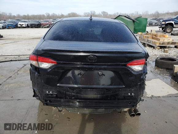 2022 Toyota Corolla SE with VIN 5YFS4MCE7NP127790, listed as a Copart auction lot 49315905 with 81,228 mi miles and Salvage Title. Bid and sale history available at carsss.com. Image 6.