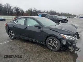 2020 Nissan Sentra SV with VIN 3N1AB8CVXLY283279, listed as a Copart auction lot 49406865 with Not Provided miles and Salvage Title. Bid and sale history available at DreamBid. Image 4.